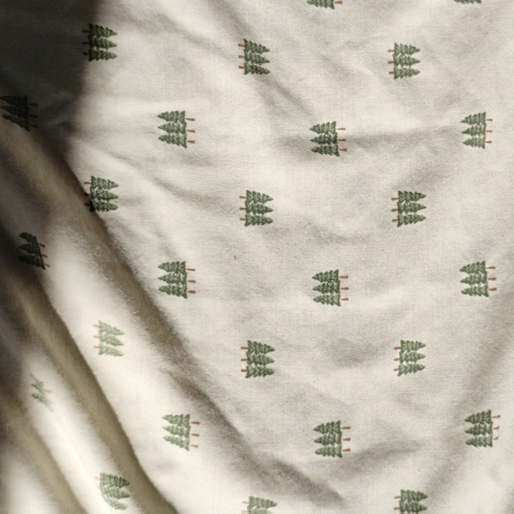 EVERGREEN TREE 🌲 Flat Queen Sheet VNPLC USA MADE